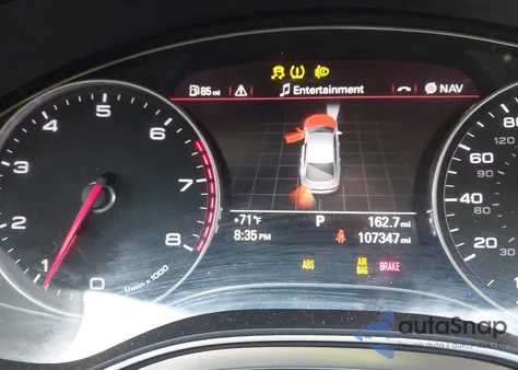 2012 Audi A7 Prestige from USA, damaged, VIN WAUSGAFCOCN008552